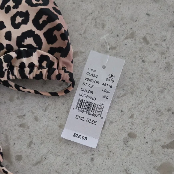 PacSun Beige and Black Leopard Print Bikini - Picture 4 of 4